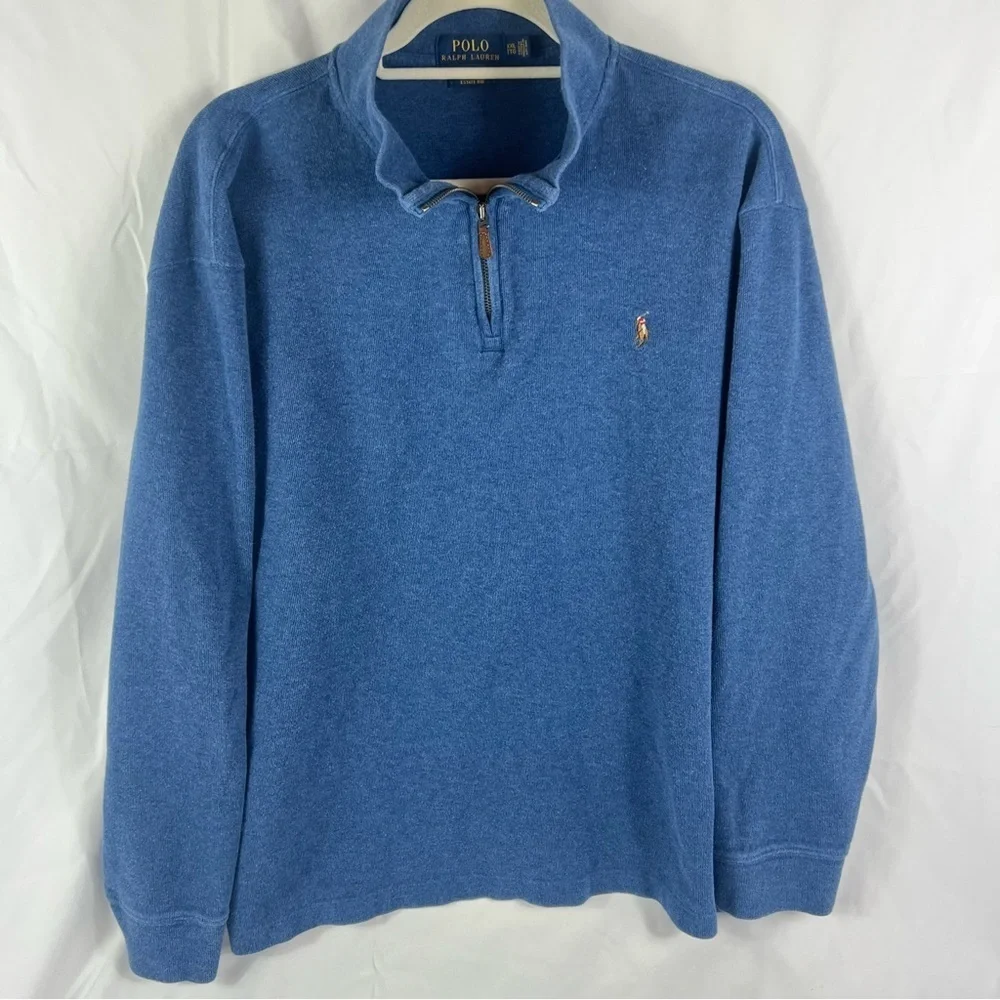 Polo by Ralph Lauren Blue Zip Up Sweater